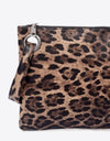 Leopard PU Leather Clutch