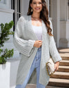 Open Front Longline Cardigan