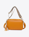 PU Leather Tassel Crossbody Bag