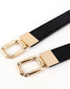 Geometric Double Buckle Elastic Belt