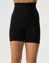 High Waist Wide Waistband Active Shorts