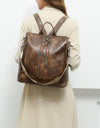 PU Leather Backpack Bag