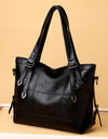 PU Leather Medium Handbag