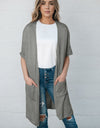 Open Front Sweater Cardigan with Pockets