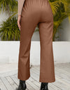 Drawstring Wide Leg Long Pants