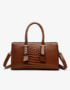 Textured PU Leather Handbag