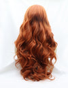 13*3" Lace Front Wigs Synthetic Long Wavy 24" 130% Density