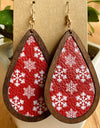 PU Teardrop Earrings