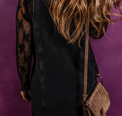 Sleeveless Denim Dress with Pockets