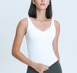 V Neck Active Tank