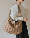 Large Quilted Shoulder Bag