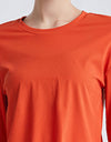 Round Neck Dropped Shoulder Active T-Shirt