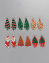Christmas Beaded Earrings