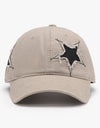 Adjustable Star Raw Hem Cap