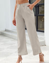 Pocketed High Waist Pants