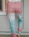 Drawstring Leopard Pants with Pockets