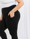 Leggings Depot Full Size Strengthen and Lengthen Reflective Dot Active Leggings