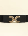 Double C Buckle Elastic Belt