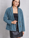 Pocketed Button Up Denim Jacket