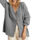 Button Up Long Sleeve Cardigan