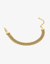 18K Gold-Plated Wide Chain Bracelet