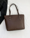 PU Leather Large Tote Bag