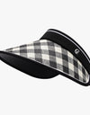 Plaid Natural Grass Adjustable Sun Hat