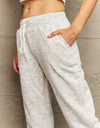 Ninexis Full Size Tie Waist Long Sweatpants