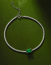 Adored 1 Carat Lab-Grown Emerald Bracelet