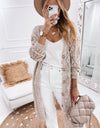 V-Neck Long Sleeve Cardigan