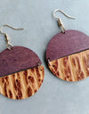 Round Drop Earrings