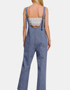 Zenana Pocketed Wide Strap Jumpsuit