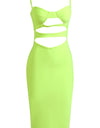 Cutout Spaghetti Strap Bodycon Dress