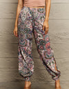 Printed Cutout Long Pants