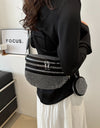 Studded Adjustable Strap Crossbody Bag