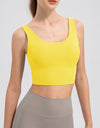 Scoop Neck Wide Strap Active Tank