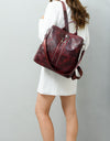 PU Leather Backpack Bag