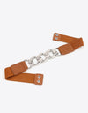 Chain Detail Elastic Belt