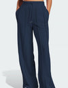 Drawstring Wide Leg Active Pants