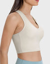 Scoop Neck Wide Strap Active Tank