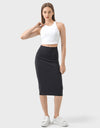 Slit Wrap Active Skirt