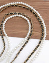 Pearl PU Crossbody Chain