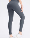 Slim Fit Wide Waistband Long Sports Pants