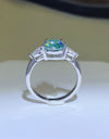 2 Carat 925 Sterling Silver Moissanite Ring