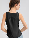 Wide Strap Round Neck Active Tank