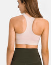 Zip Up Racerback Sports Bra