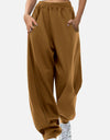 Elastic Waist Sweatpants with Pockets