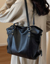 PU Leather Large Tote Bag