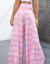 Printed High-Rise Tied Culottes