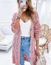 V-Neck Long Sleeve Cardigan